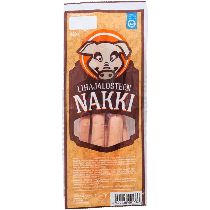 Tampereen Lihajaloste Nakkimakkara 420g