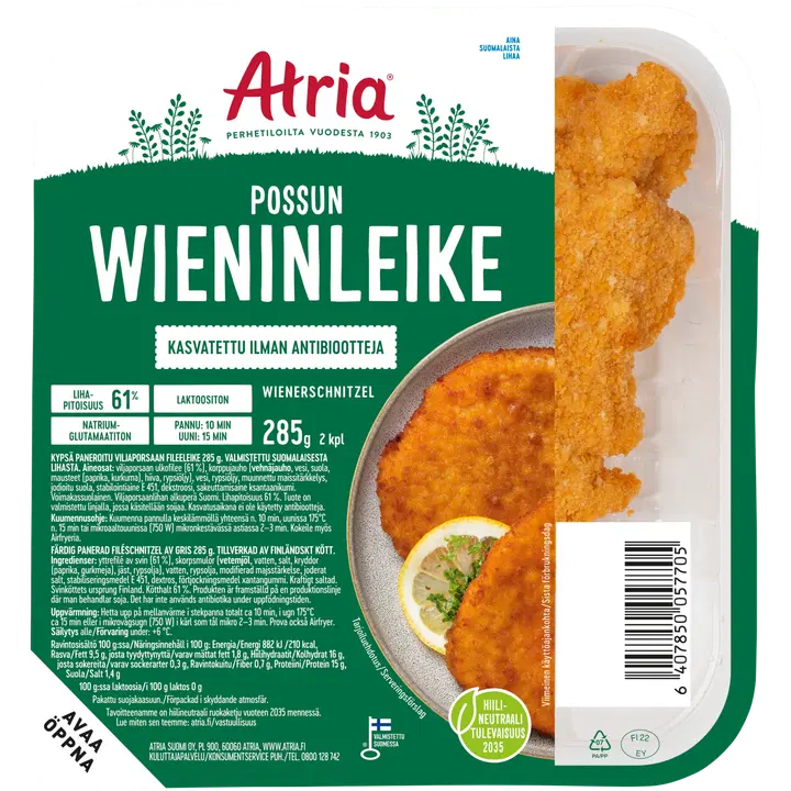 Atria Possun Wieninleike 285g