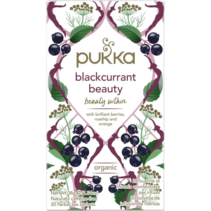 Pukka 20p Yrttitee Blackcurrant Beauty luomu