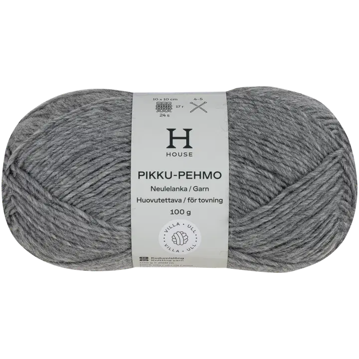 House villalanka Pikku pehmo 100 g Gray melange 200088