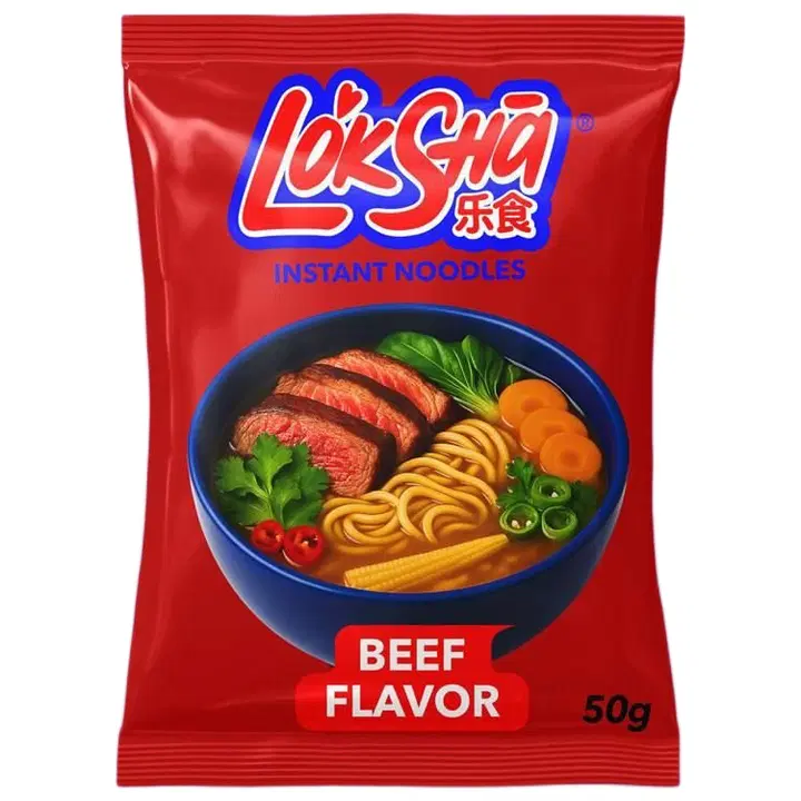 Loksha loomalihamaitselise puljongiga kiirnuudlid 60g