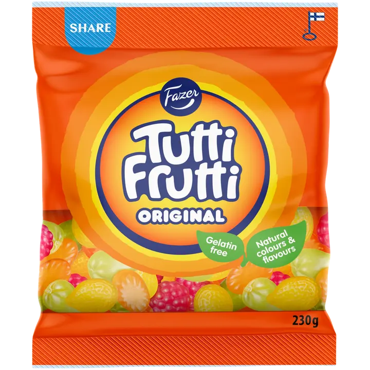 Fazer Tutti Frutti Original karkkipussi 230g