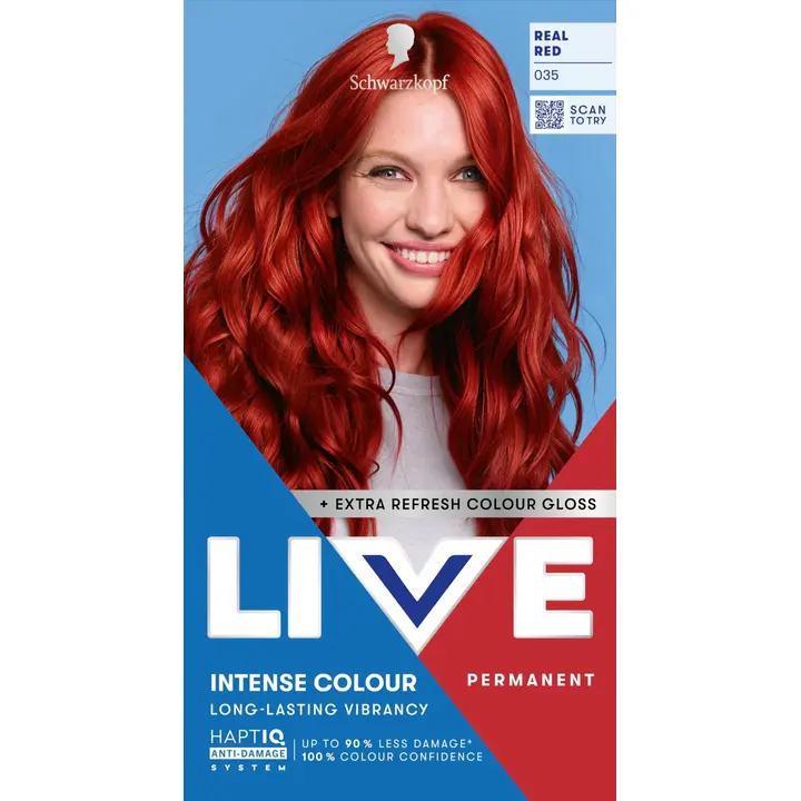 Live püsivärv 035 leekiv punane