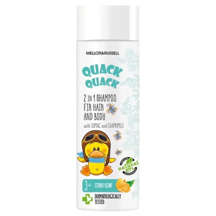 QUACK QUACK Lastešampoon Sumac and Chamomile 200ml