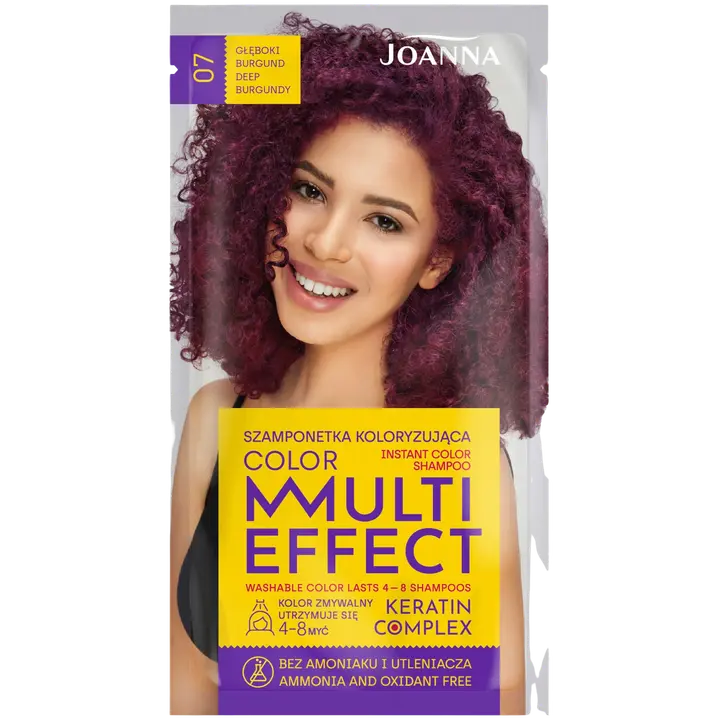 Joanna Multi Effect shampoo Deep Burgundy 07