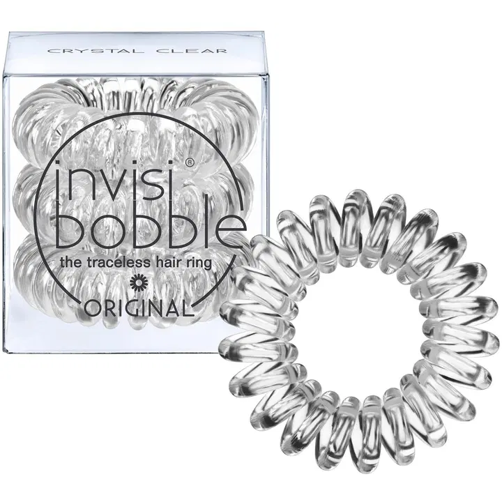invisibobble ORIGINAL Crystal Clear hiuslenkit 3kpl
