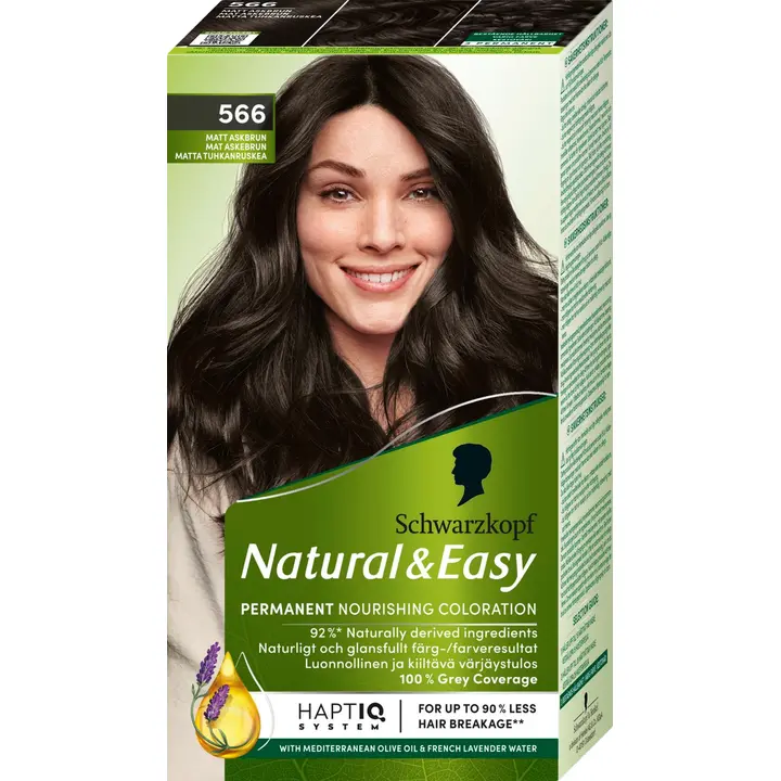Schwarzkopf Natural & Easy 566 Matta Tuhkanruskea hiusväri