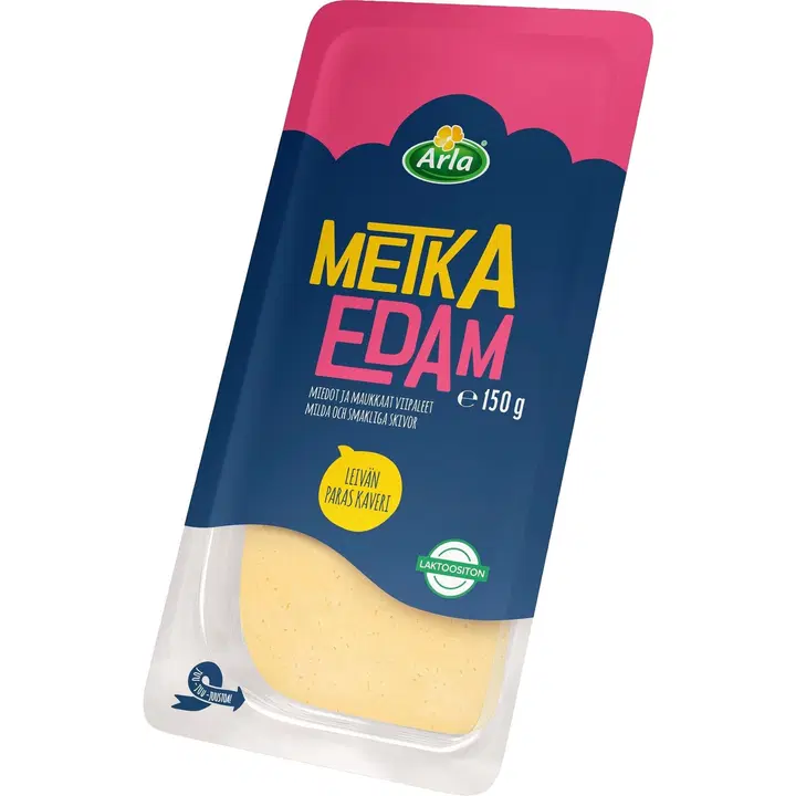 Arla Perhejuustot Metka edam viipale 150g