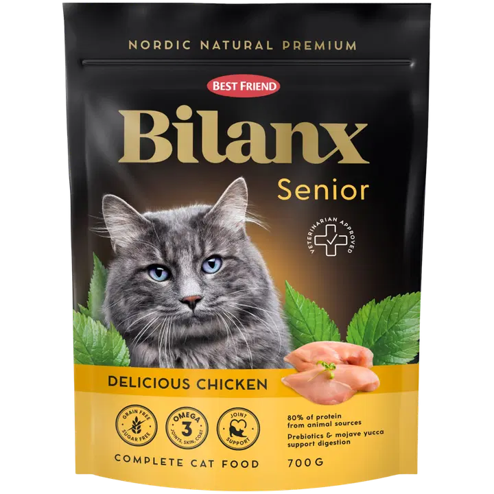 Best Friend Bilanx Senior kana kuivaruoka kissoille 700 g