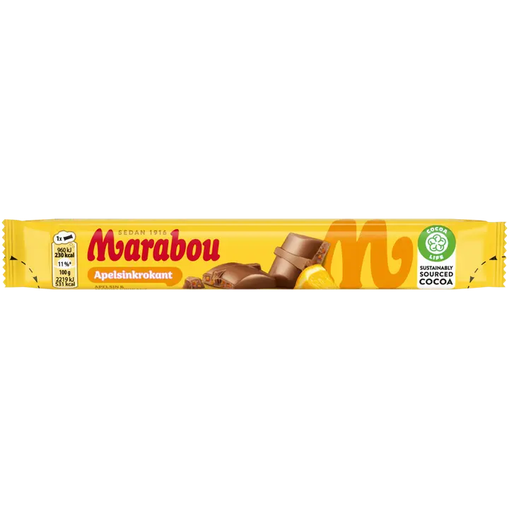 Marabou Apelsinkrokant suklaapatukka 43g