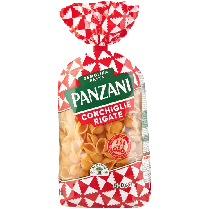 Panzani conchiglie rigate makaronid 500g