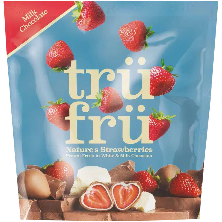 Trü Frü Strawberries in White & Milk Chocolate 200g