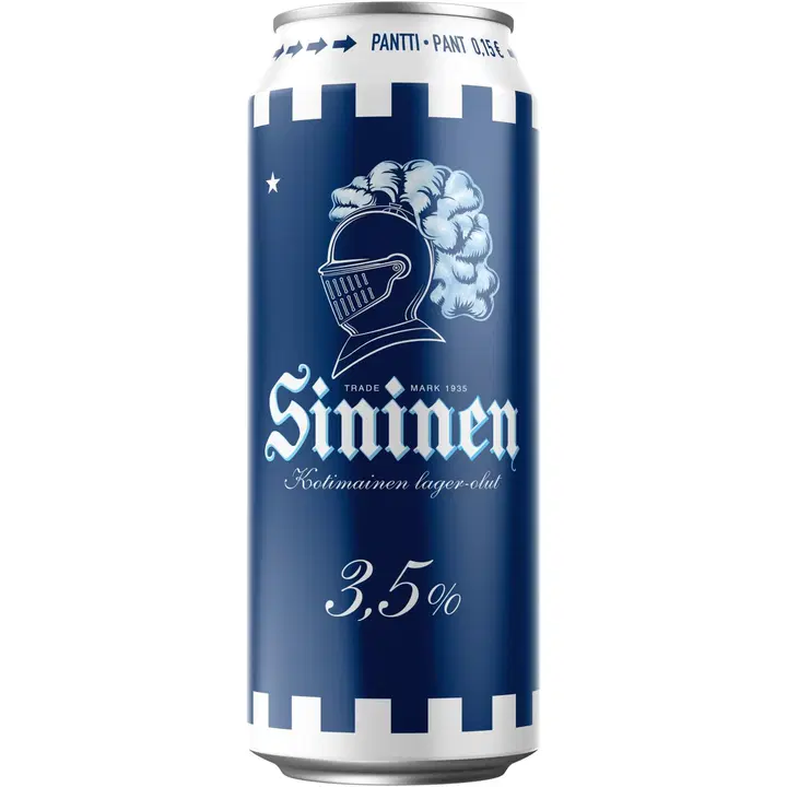 Sininen beer 3,5% 0,5 l