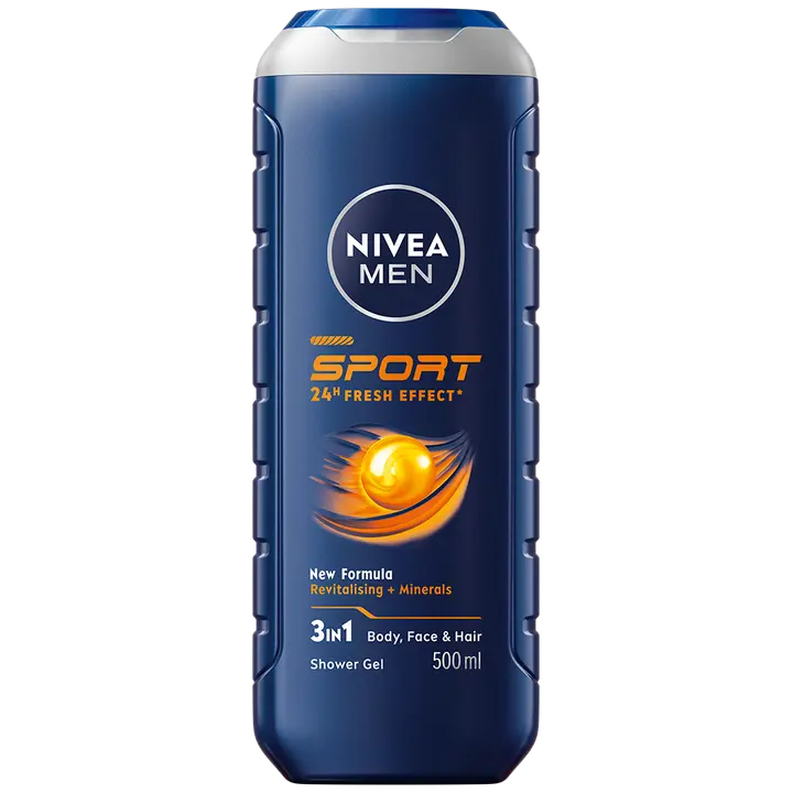 NIVEA MEN 500ml Sport Shower Gel -suihkugeeli