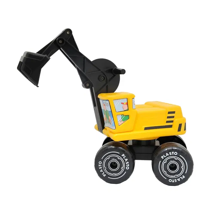 Plasto iso Diggy kaivuri, istumakorkeus 27 cm, väri keltainen / musta