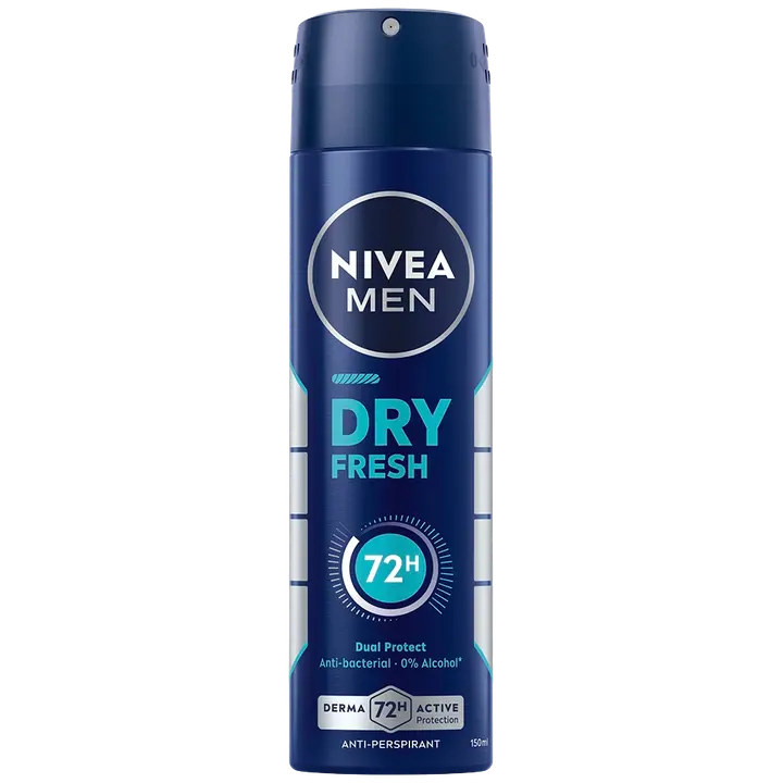 NIVEA MEN 150ml Dry Fresh Deo Spray -antiperspirantti