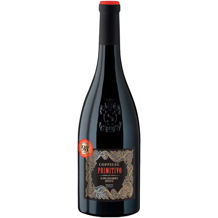 Coppiere Primitivo Da Uve Leggermente Appassite KGT vein 14%vol 750 ml