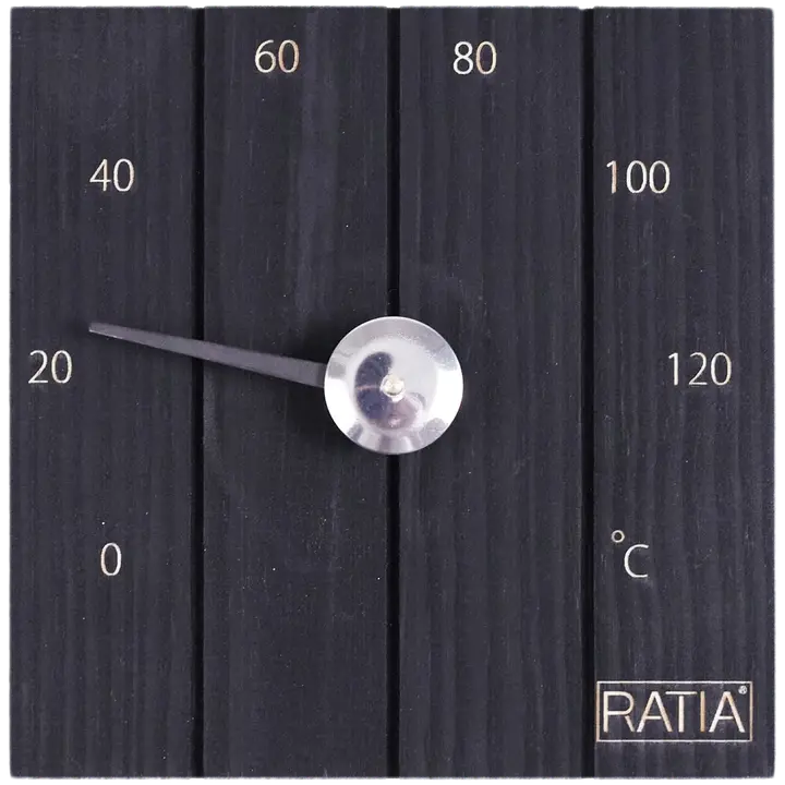 Ratia saunamittari Laituri musta