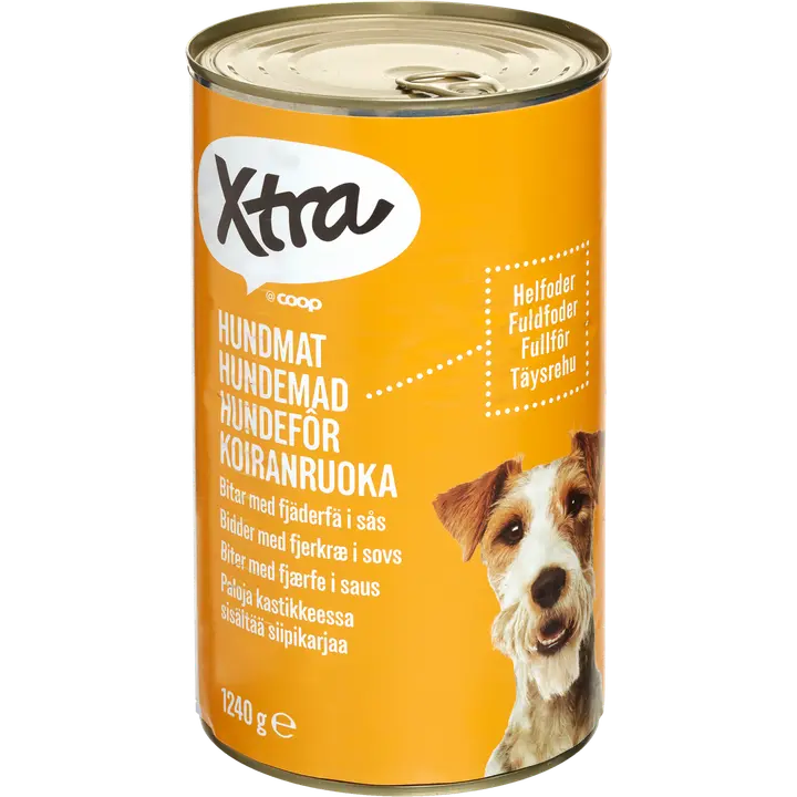 X-tra konserv koertele linnulihaga 1240 g