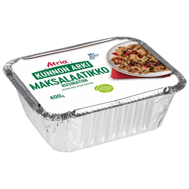Atria Kunnon Arki Maksalaatikko Rusinaton 400g