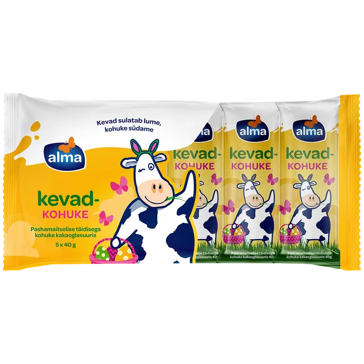 Alma kohuke Pasha kakaoglasuuris, 5 x 40 g