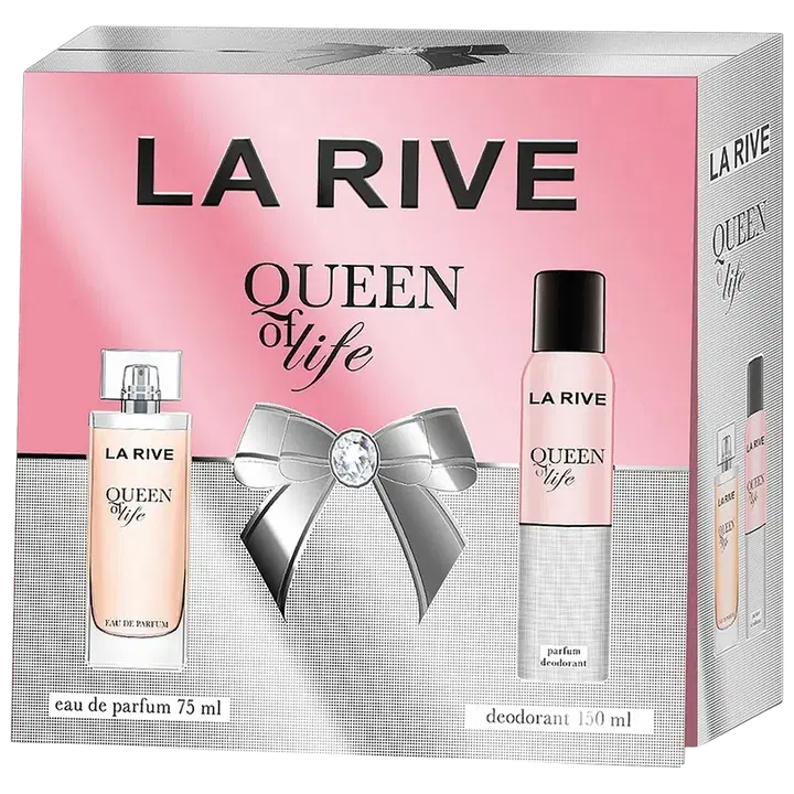 La Rive EDP 75ml +DEO spray 150ml Queen of Life lahjapakkaus N
