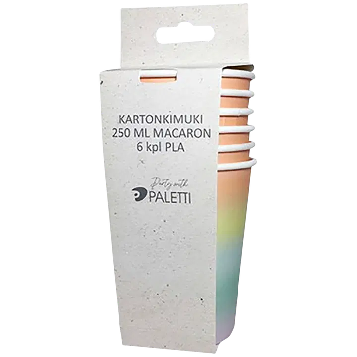 Party Kartonkimuki 200ml Macaron 6kpl