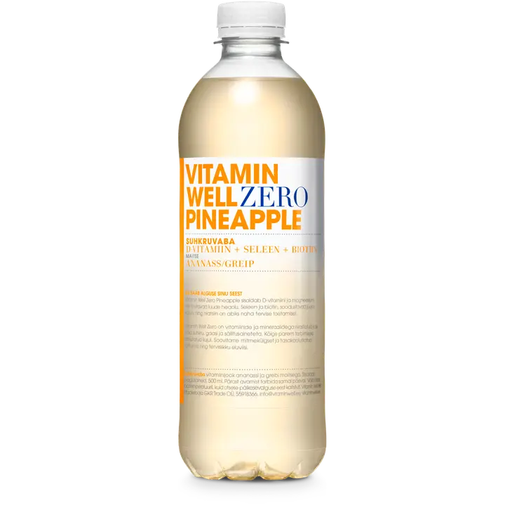 Vitamin Well Zero Pineapple vitamiinijook 500 ml