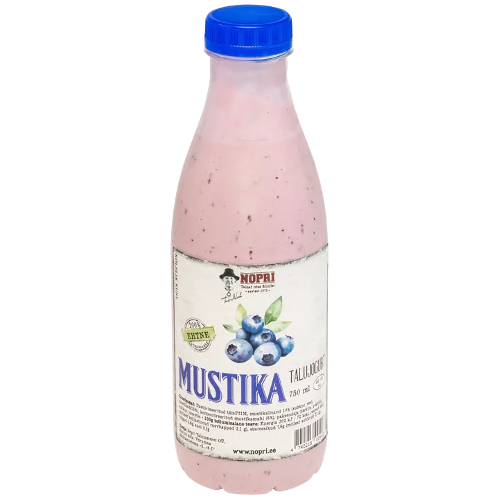 Nopri talujogurt mustika, 750 ml