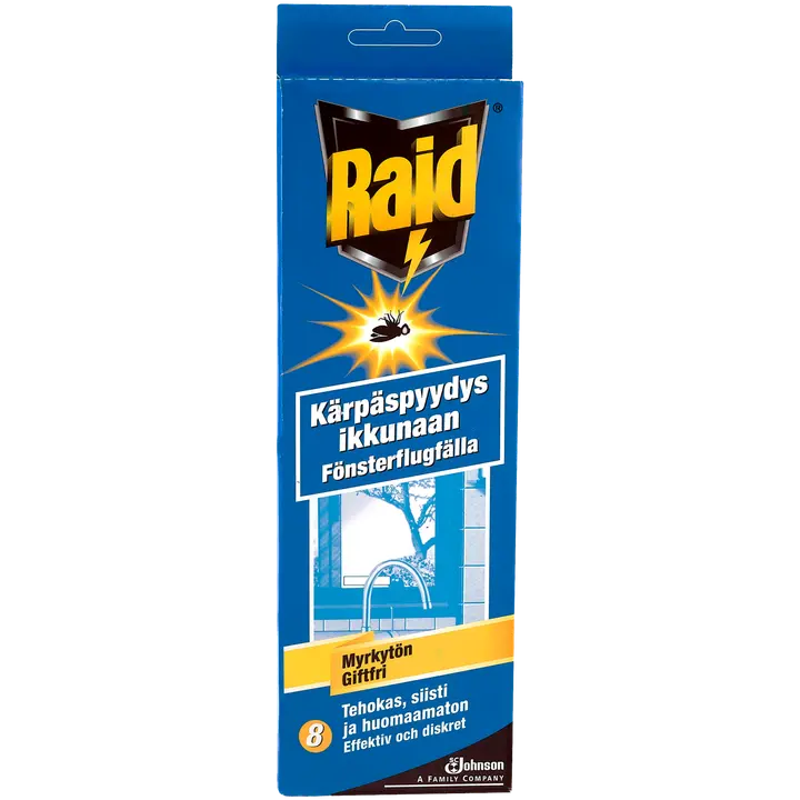 Raid Kärpäspyydys ikkunaan 8kpl