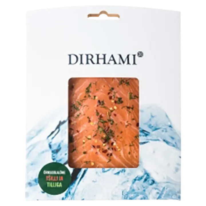 Tilli ja chilliga õrnsoola lõhefilee viilud 150g