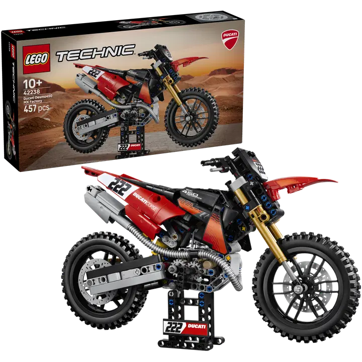 LEGO® Technic 42238 Ducati Desmo450 MX Factory ‑moottoripyörä
