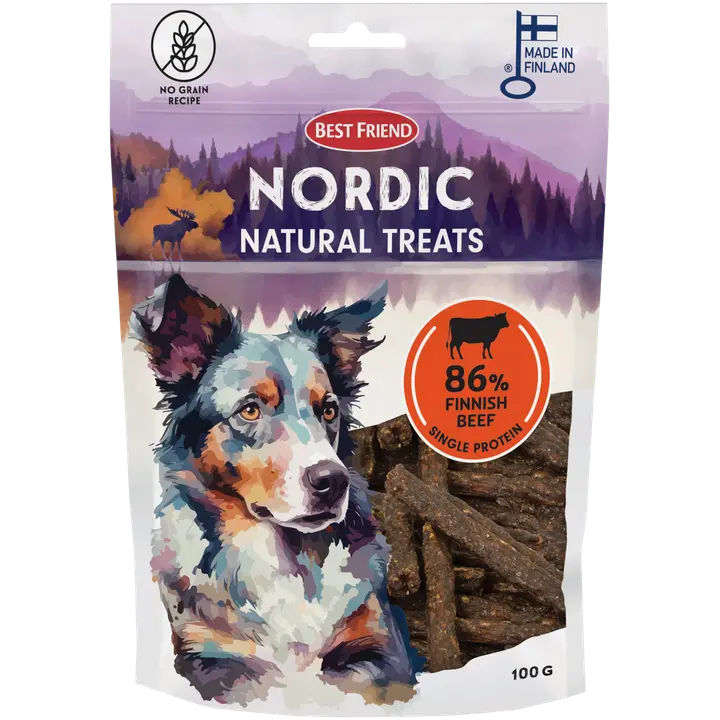 Best Friend Nordic Natural Treats härkä 100 g