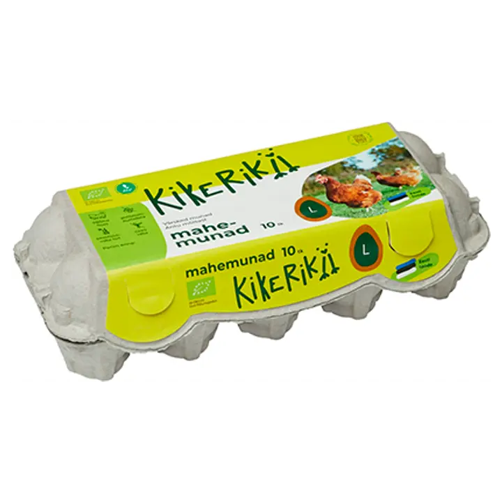 Kikerikii Ökomunad L, 10 tk