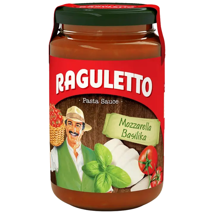 Raguletto pastakastike Mozzarella-Basilika 400ml