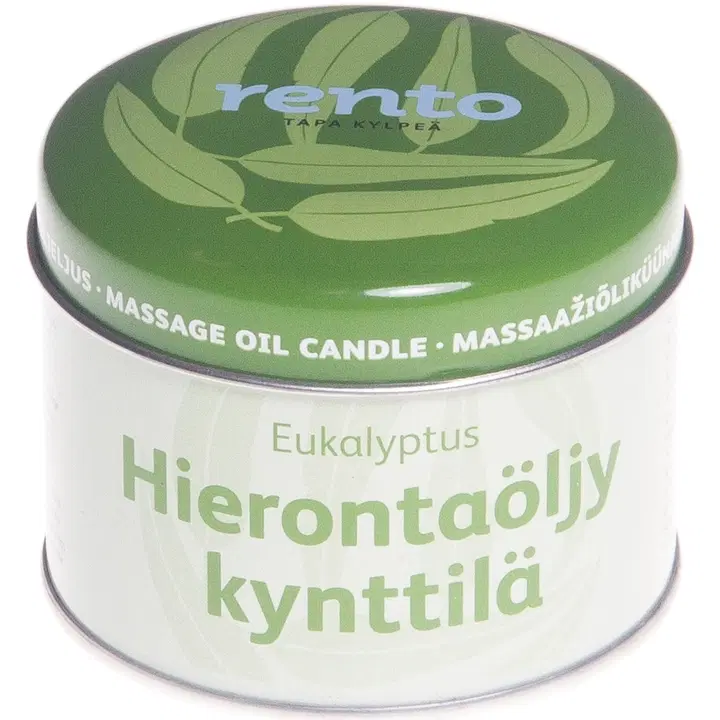 Rento Eukalyptus hierontaöljykynttilä 150g