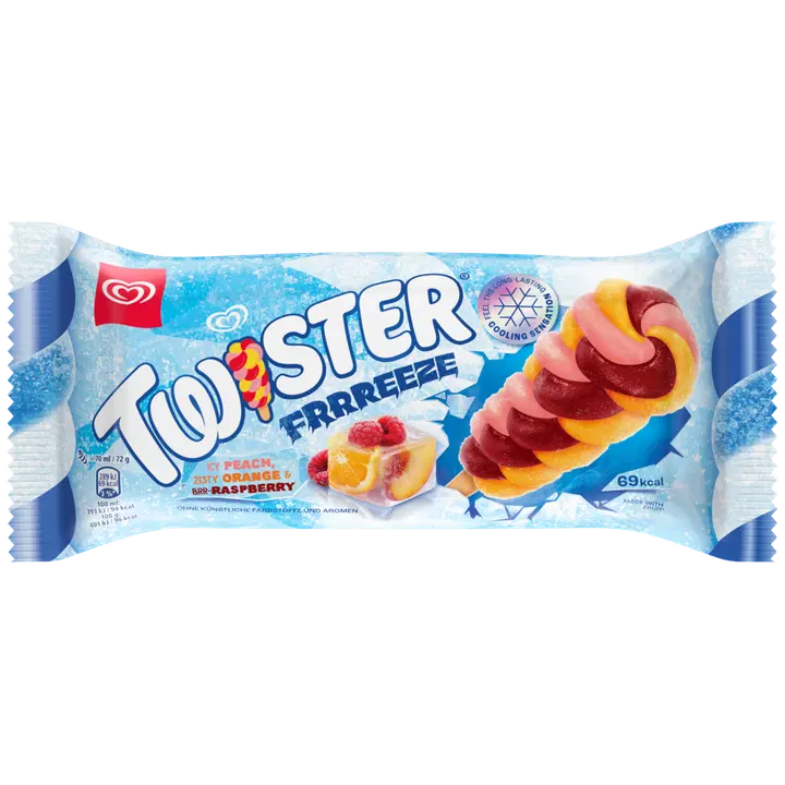 Twister Freeze Mahlapulga Jäätis 70 ml/72 g