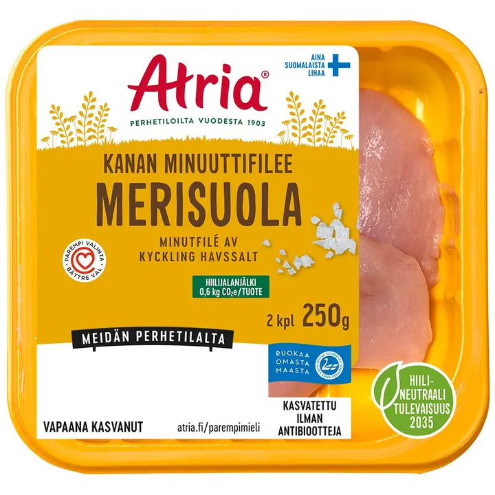 Atria Kanan Minuuttifilee Merisuola 250g