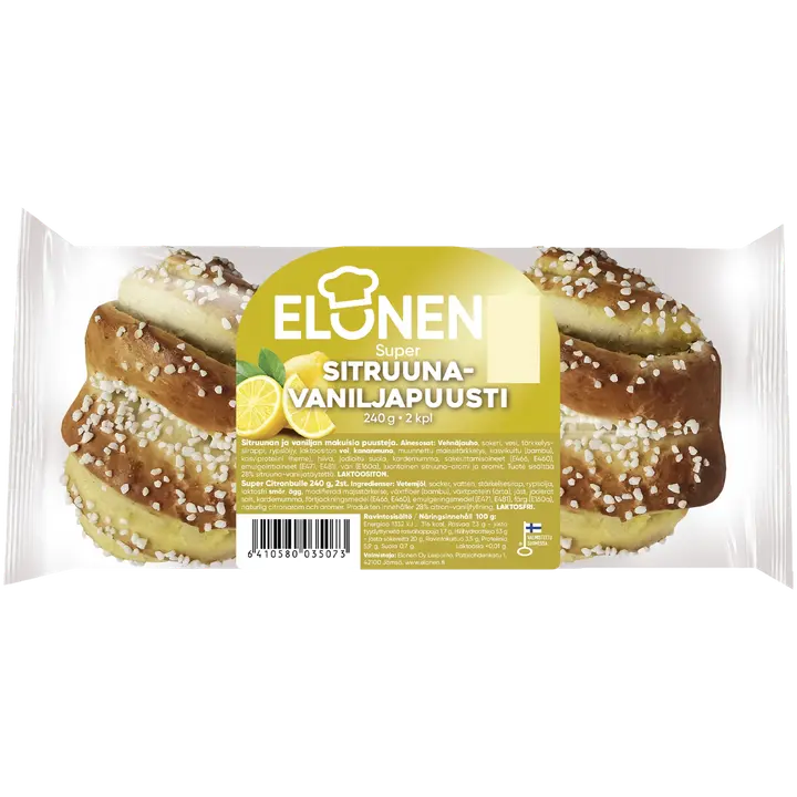 Elonen Supersitruuna-vaniljapuusti 2kpl 240g