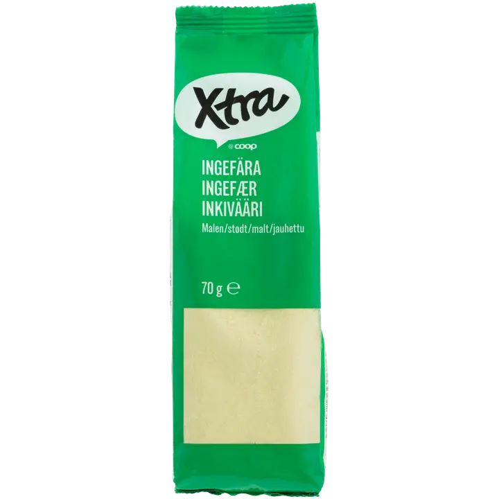 Xtra kuivatatud jahvatatud ingver 70g