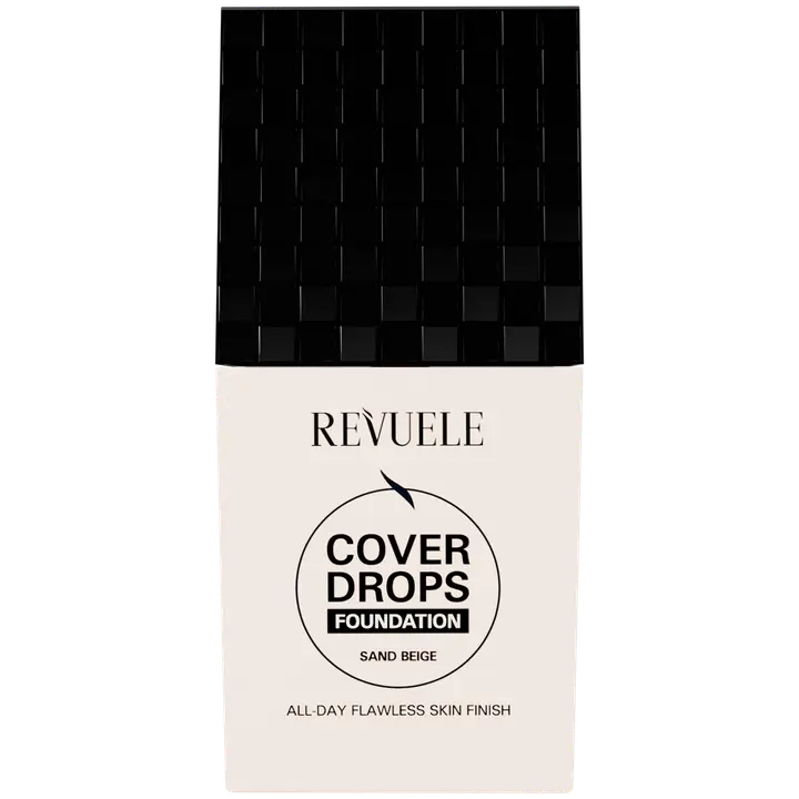 Revuele Cover Drops meikkivoide.Kevyt ja peittävät meikkivoide joka jättää ihon heleäksi.