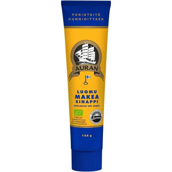 Auran Sinappi Luomu Makea sinappi 125g