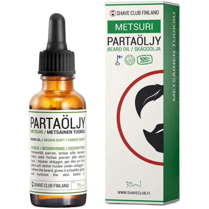 Shave Club Finland partaöljy metsuri 30ml
