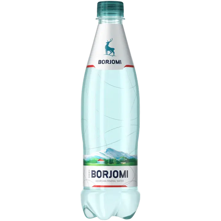 Borjomi Georgian Mineral Water luontainen hillihapotettu kivennäisvesi 0,5l