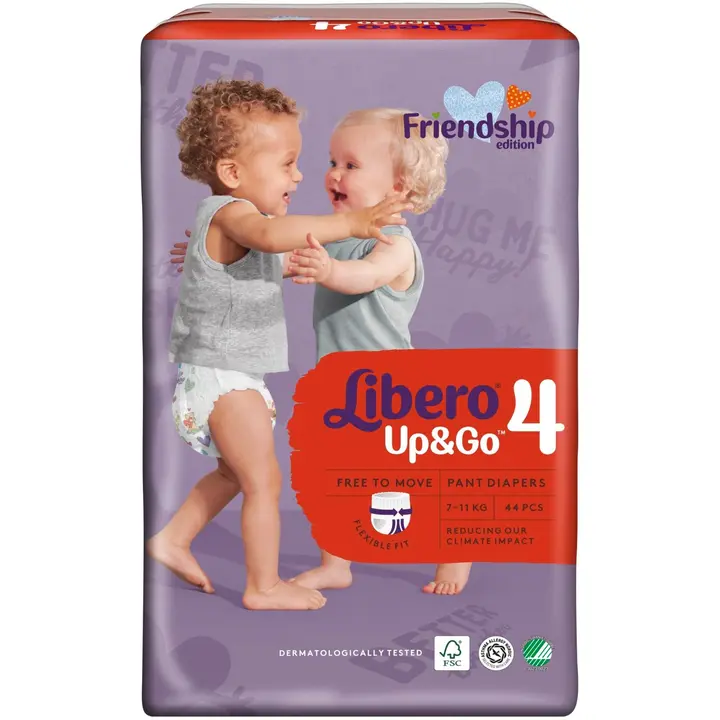 Libero Up&Go housuvaippa koko 4, 7-11 kg, 44 kpl