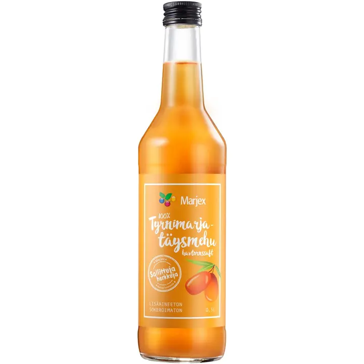 Marjex kylmäpuristettu tyrnimehu 0,5l