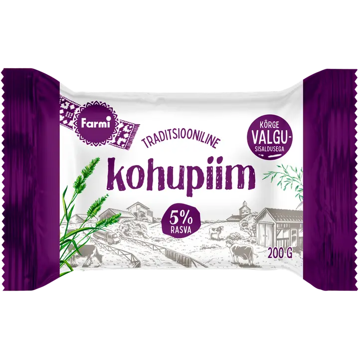 Farmi Kohupiim 5%, 200 g