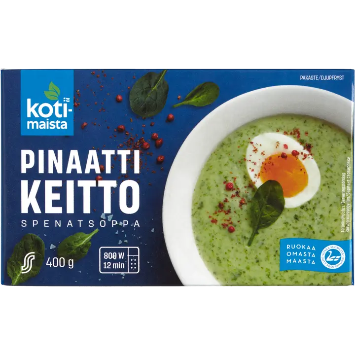 Kotimaista Pinaattikeitto pakaste 400g