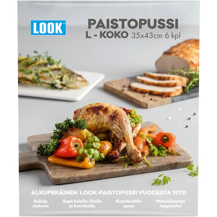 LOOK® Paistopussi L-koko 35cmx43cm 6kpl