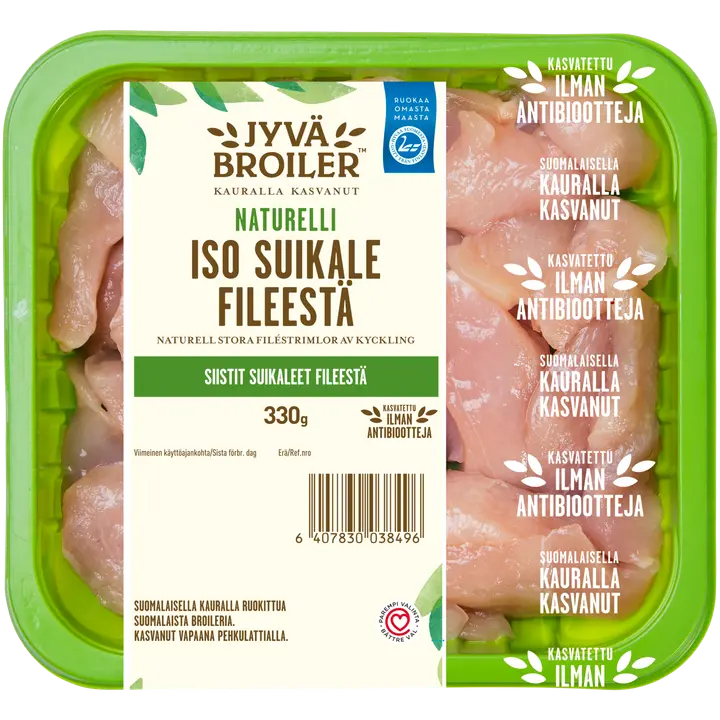 Jyväbroiler Iso Suikale Broilerin Fileestä Naturelli 330g